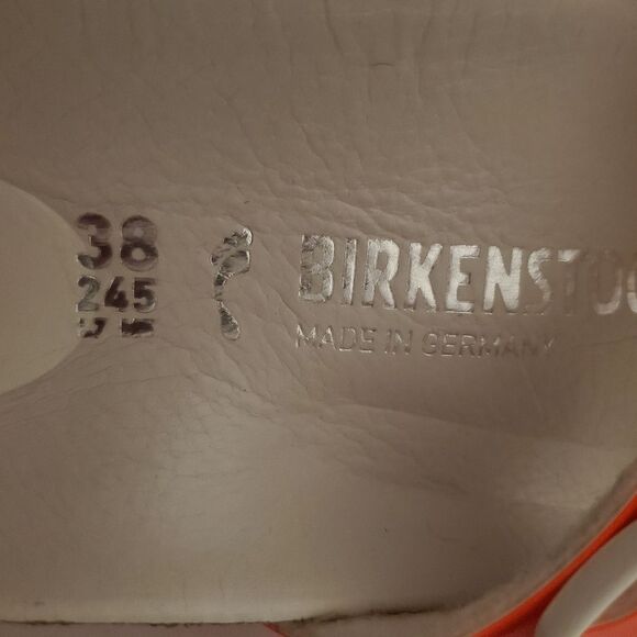 Yao Hex Neon Patent Birkenstock Sandals Size 38 (7) - Picture 12 of 12